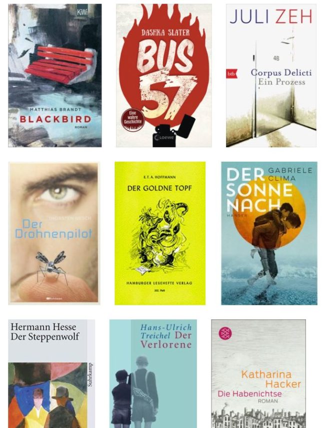  Foto zu Übersicht der Prüfungslektüren 2022/2023/2024/2025 (Deutsch) – Baden 