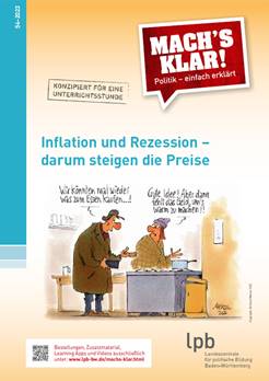 „Inflation und Rezession – darum steigen die Preise“ | Neues Unterrichtsheft bei „Mach’s klar! Politik – einfach erklärt