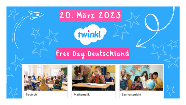 Twinkl bietet mit dem Free Day am 20. März deutschlandweit kostenloses Unterrichtsmaterial