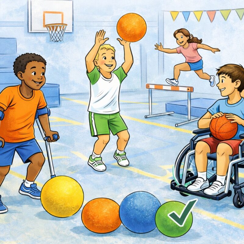 Inklusion im Sportunterricht: Mit dem richtigen Ball zu mehr Teilhabe