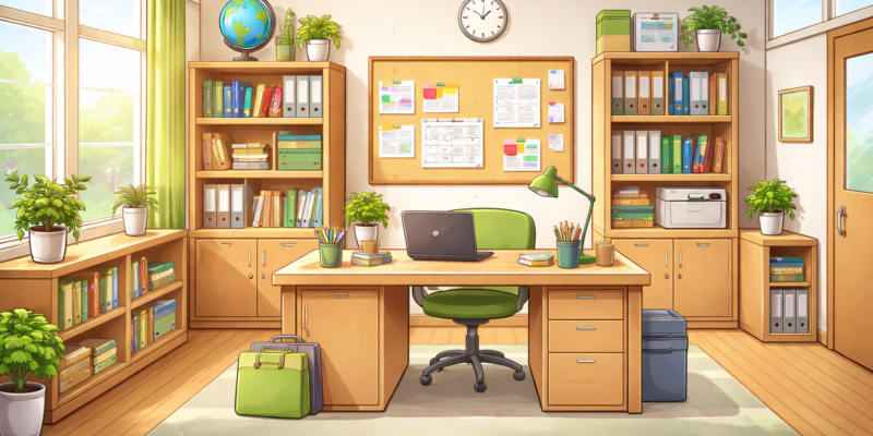 Perfektes Lehrer-Arbeitszimmer: Einrichtung, Ergonomie & moderne Lösungen