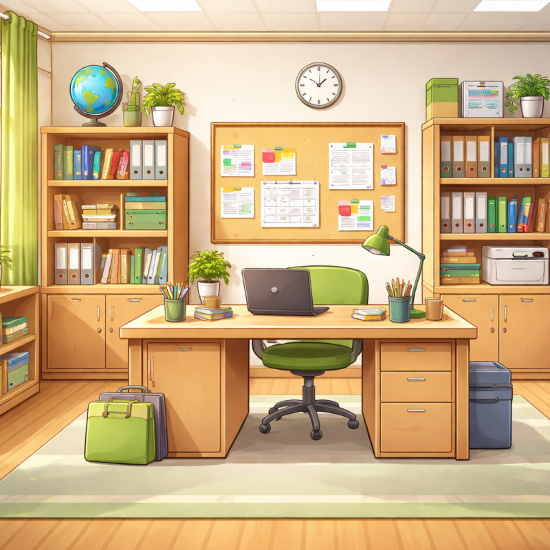 Perfektes Lehrer-Arbeitszimmer: Einrichtung, Ergonomie & moderne Lösungen